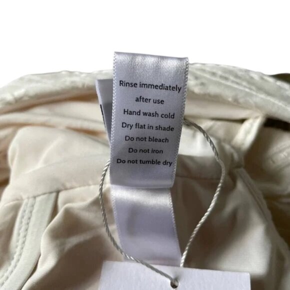 RE/DONE 70s Cigarette High Rise Straight Leg Jeans Birch Cream - Picture 6 of 7